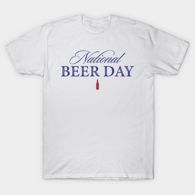 MicNational Beer Day T-Shirt by Mercado Graphic Design